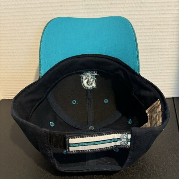 Seattle Mariners Twins Enterprise Baseball Cap Blue Strapback Embroidered Hat - Picture 6 of 7